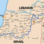 plava linija izrael libanon