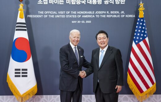 U.S. President Joe Biden and South Korean President Yoon Suk-yeol, May 2022.