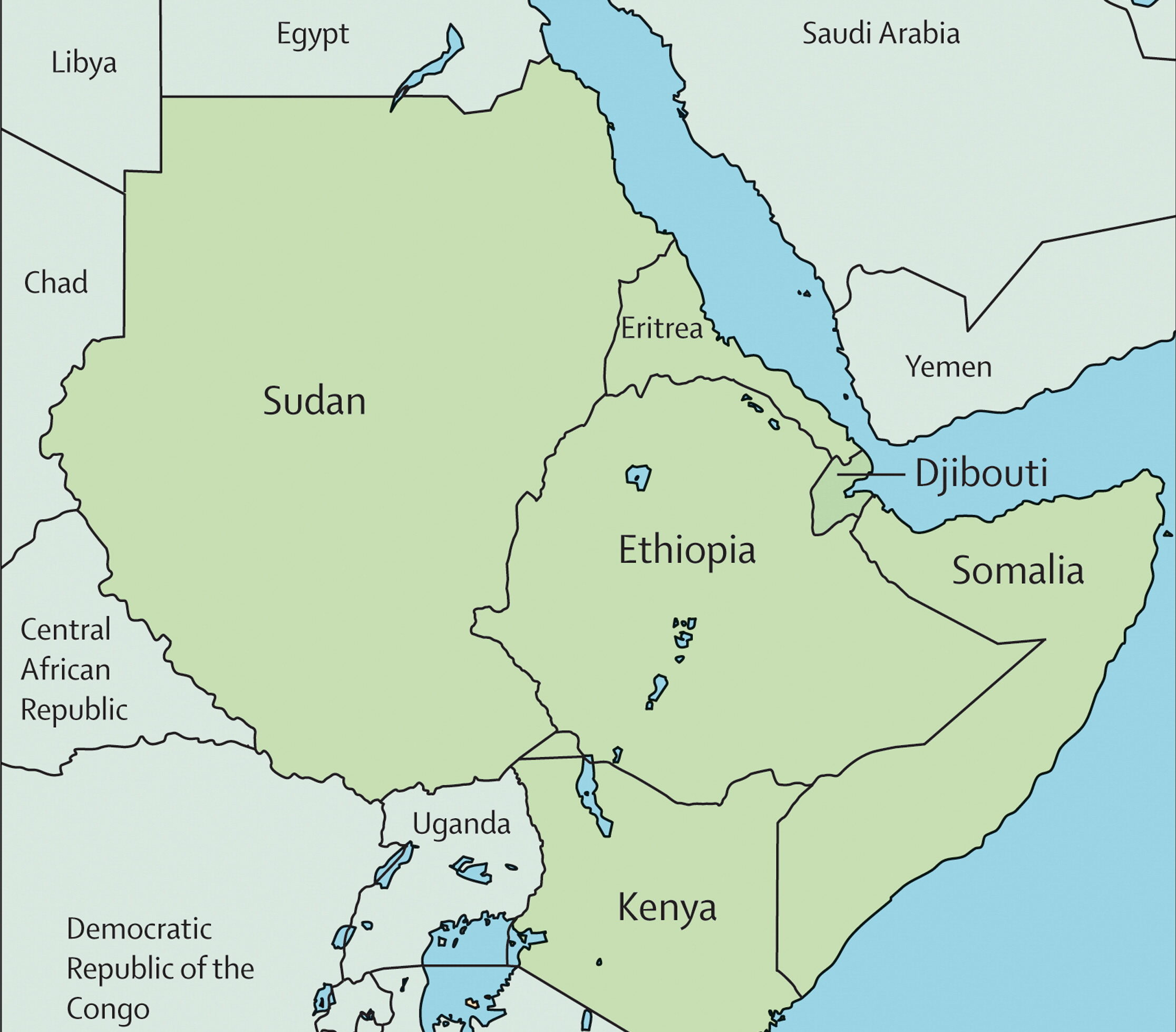africa afrika etopija džibuti djibuti sudan