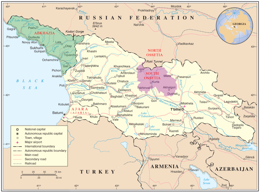 abhazija osetija gruzija